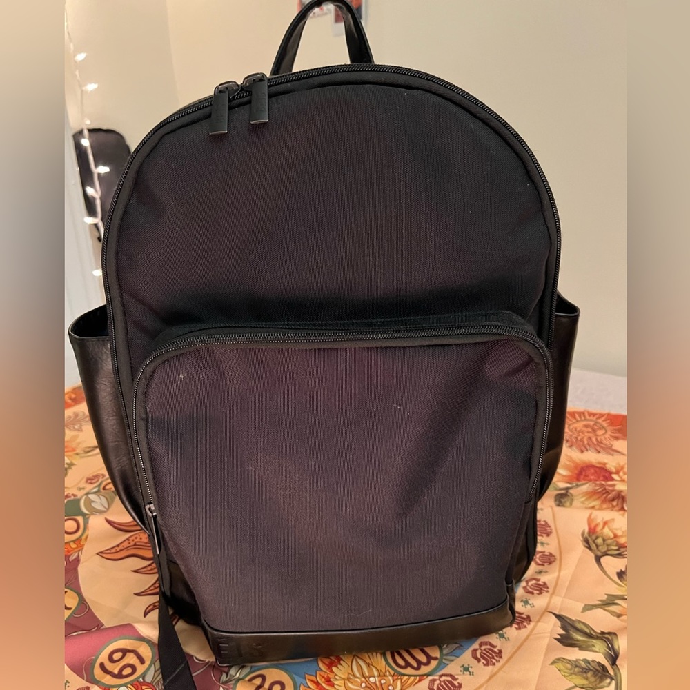 BEIS Black Travel Backpack Carry On Size